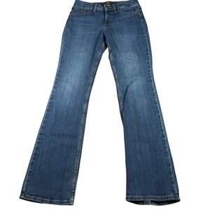 Lee Bootcut Jeans Womens 4M (FITS 28x32) Blue Medium Wash Stretch 101CMVEW9